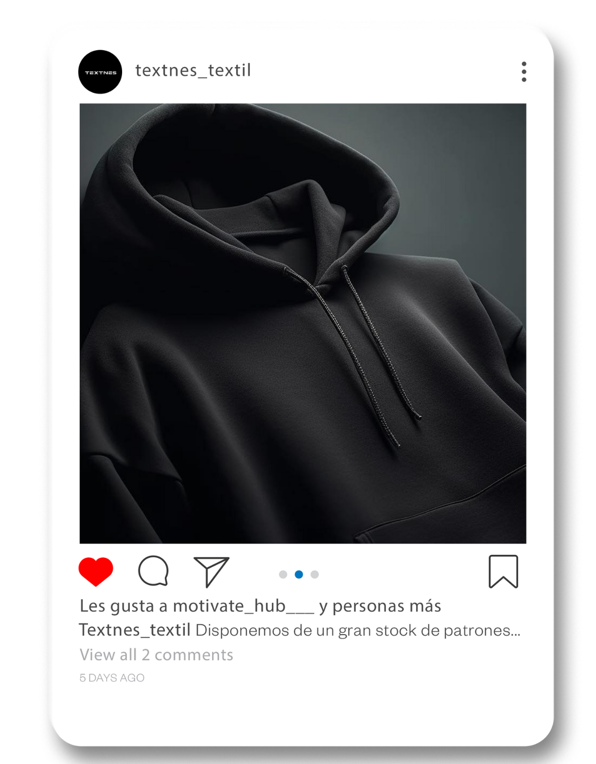 Mockup Instagram Textnes