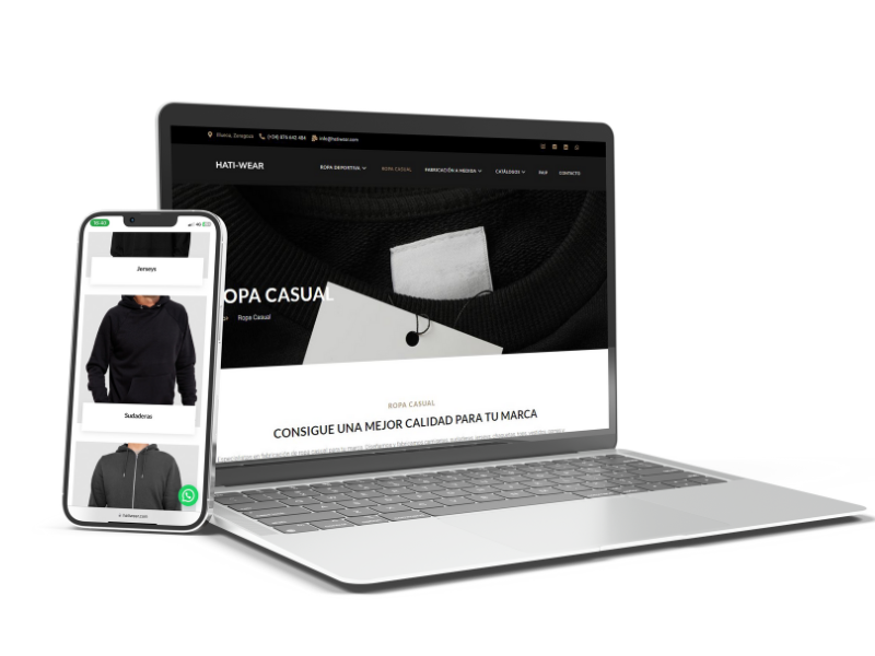Mockup Diseño Web Hati