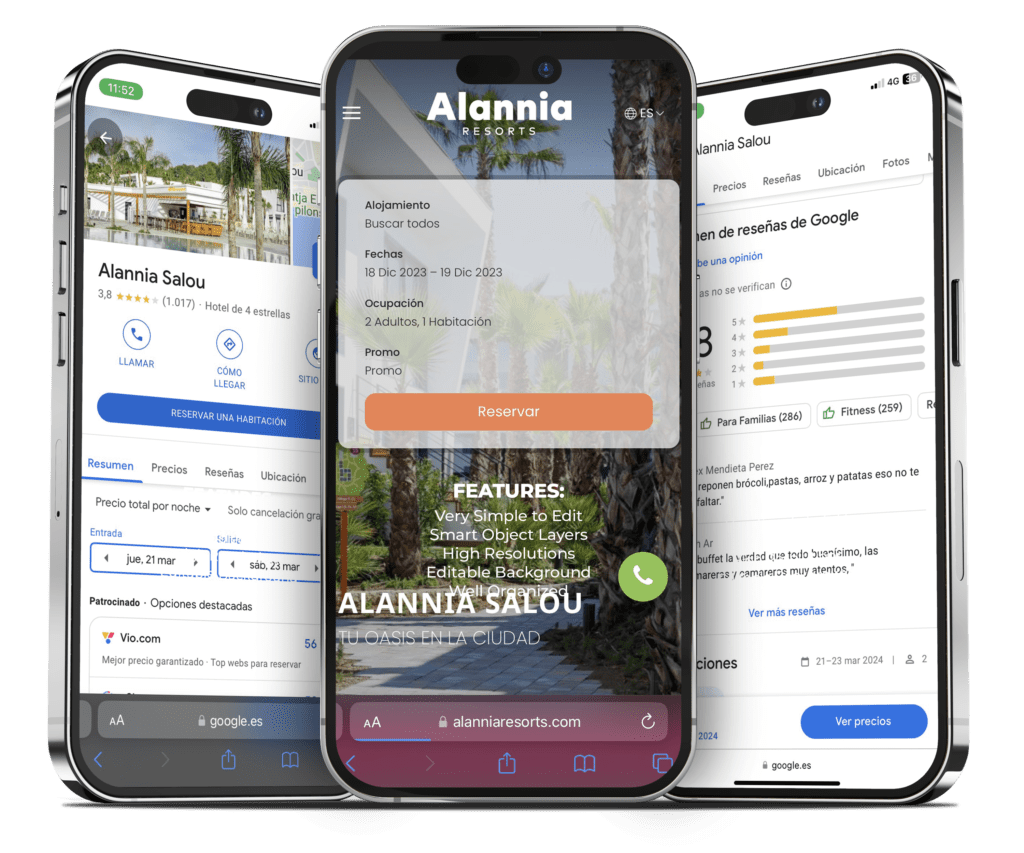 Mockup SEO Local Phone
