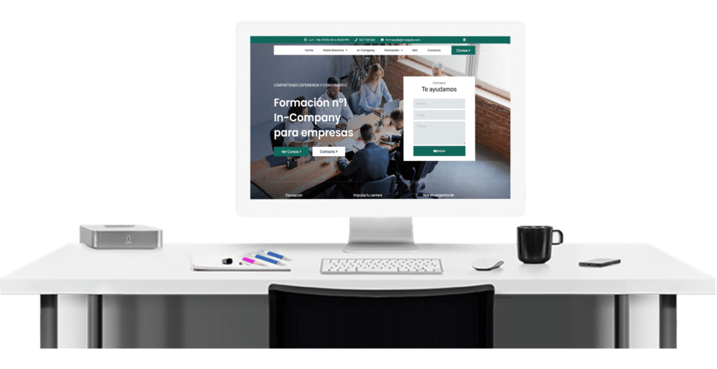 Mockup Escritorio Web